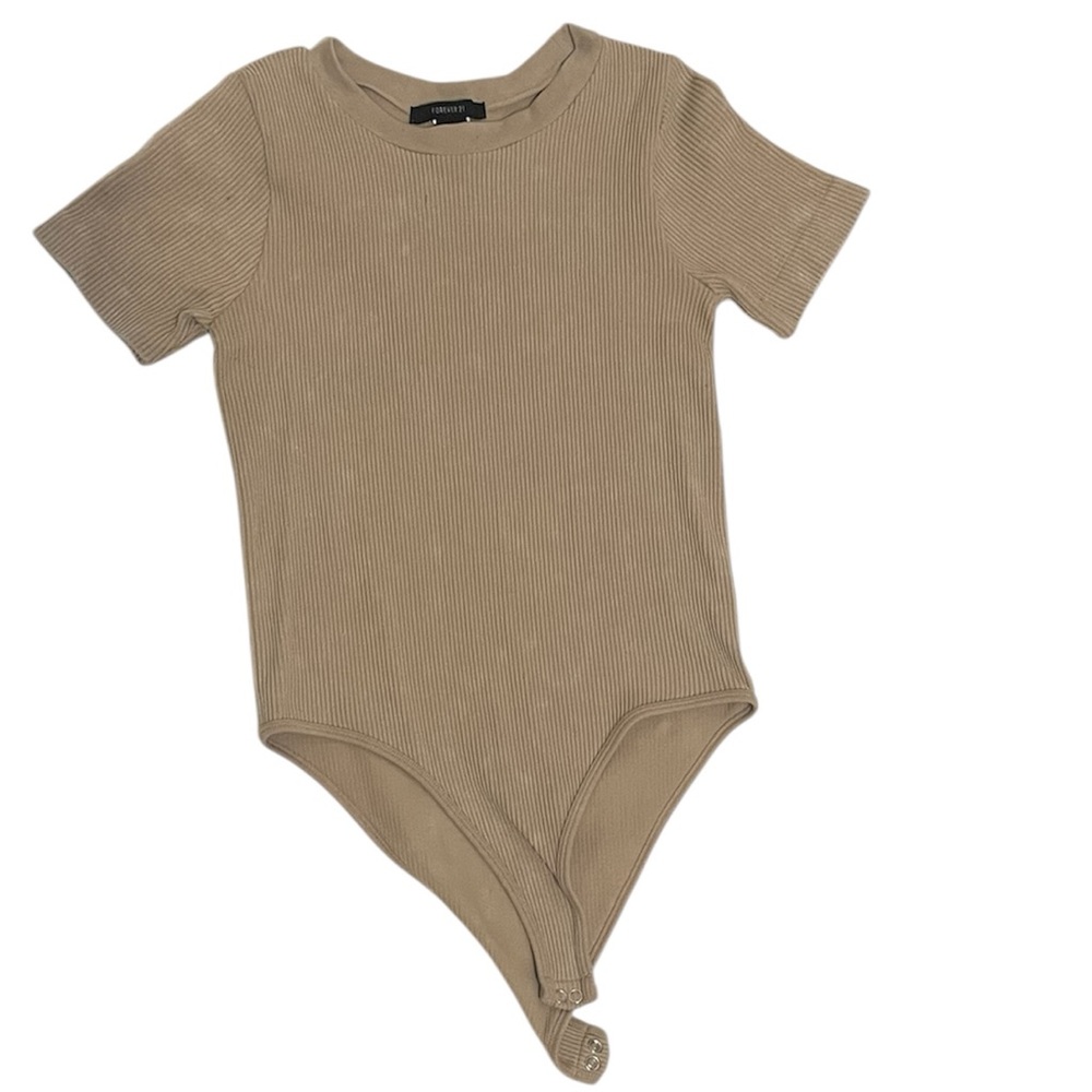Forever 21 Tan Bodysuit One Piece